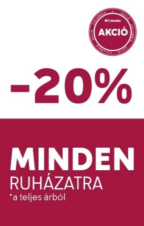 -20% ruházat
