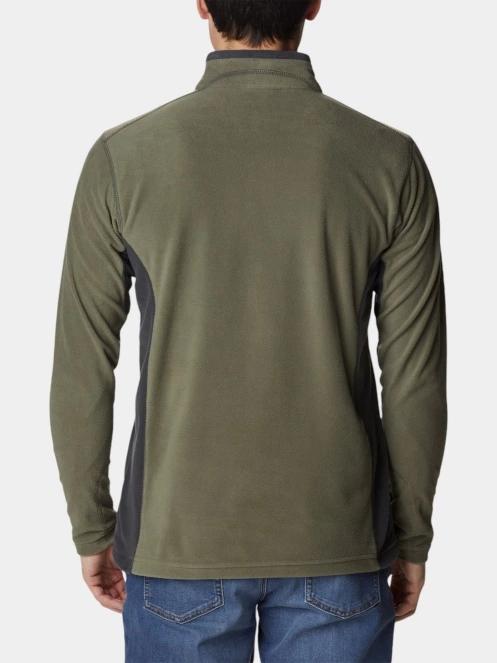 Columbia Klamath Range II Half Zip férfi polár pulóver zöld színben 4