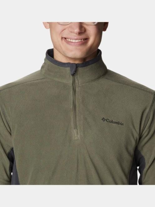 Columbia Klamath Range II Half Zip férfi polár pulóver zöld színben 6
