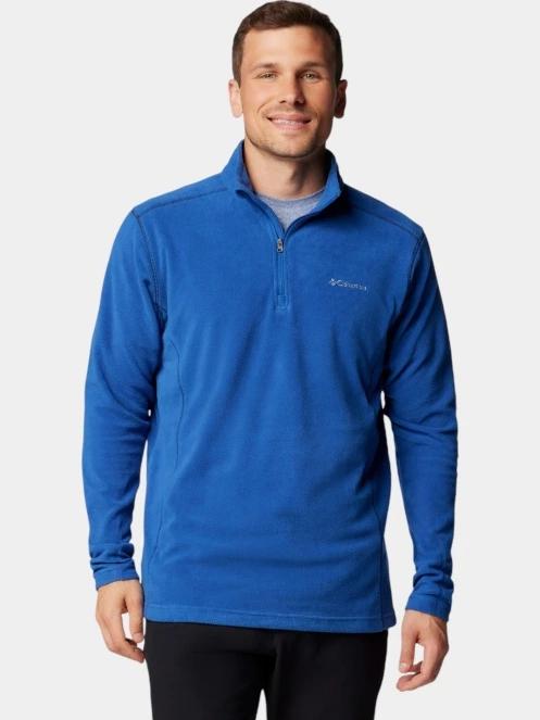 Columbia Klamath Range II Half Zip férfi polár pulóver kék színben 2