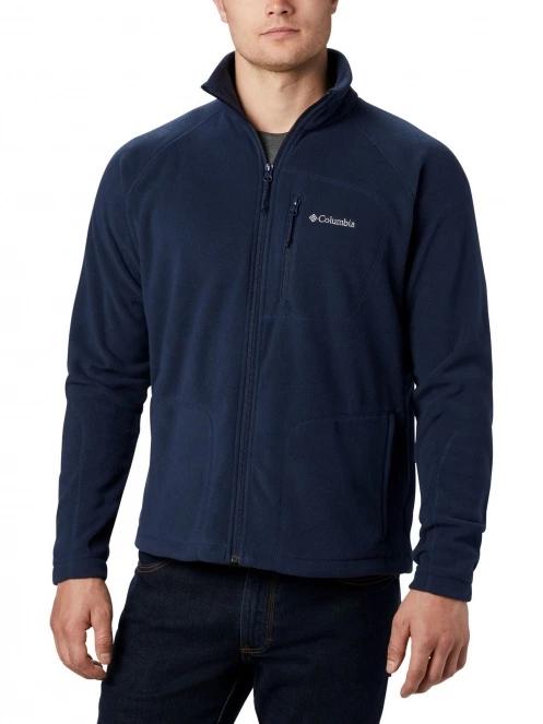 Columbia Fast Trek II Full Zip Fleece férfi polár pulóver kék színben 2