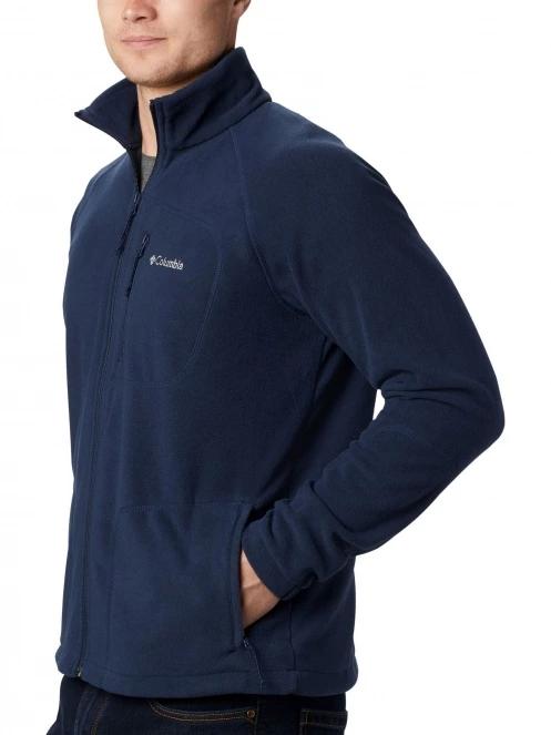 Columbia Fast Trek II Full Zip Fleece férfi polár pulóver kék színben 3