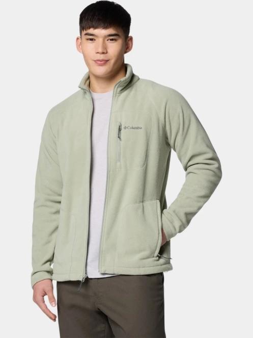 Columbia Fast Trek II Full Zip Fleece férfi polár pulóver zöld színben 5