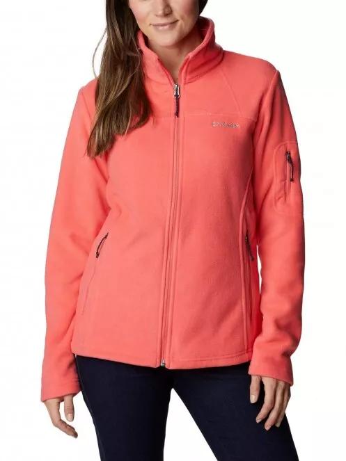 Columbia Fast Trek II Jacket női polár pulóver rózsaszín színben 2