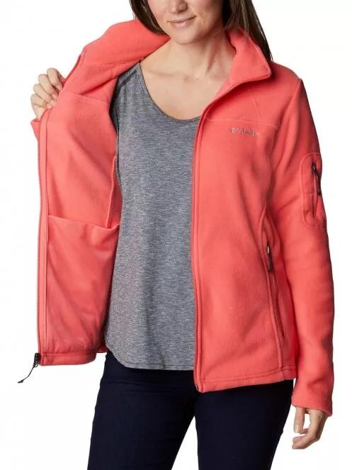 Columbia Fast Trek II Jacket női polár pulóver rózsaszín színben 5