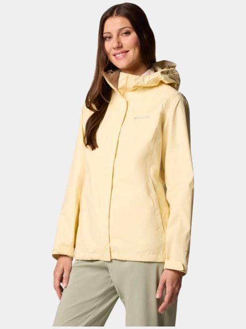 Columbia Arcadia II Jacket női esőkabát sárga színben 3