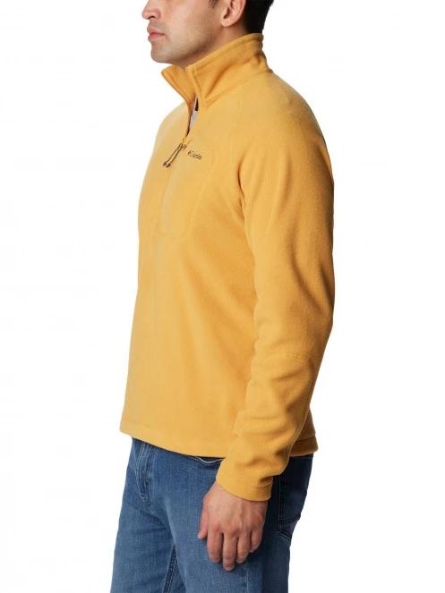 Columbia Fast Trek III Half Zip Fleece férfi polár pulóver sárga színben 3