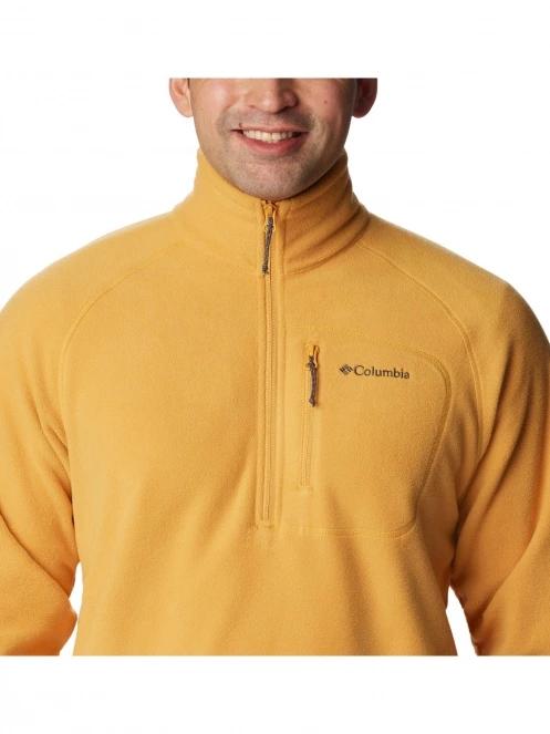 Columbia Fast Trek III Half Zip Fleece férfi polár pulóver sárga színben 5