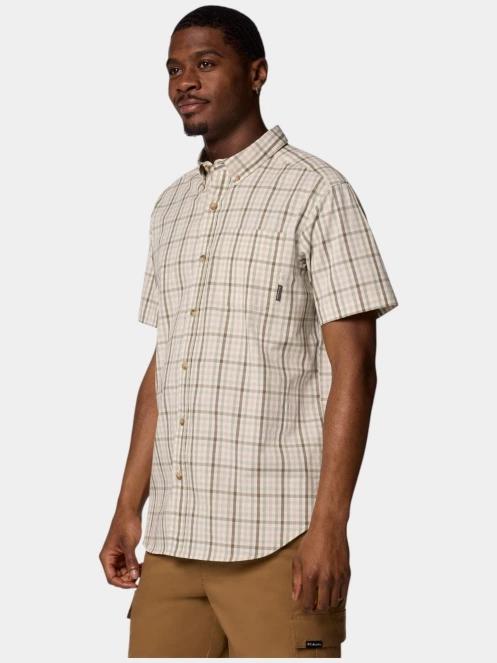 Columbia Rapid Rivers II Short Sleeve Shirt férfi rövid ujjú ing zöld színben 4