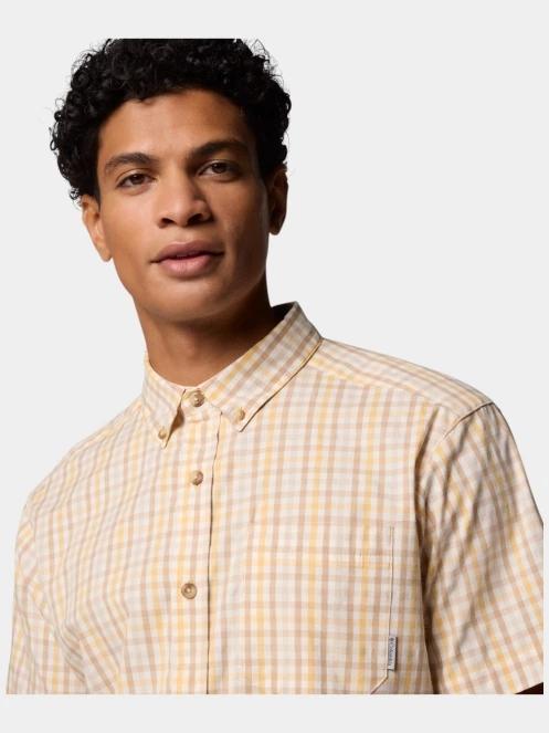 Columbia Rapid Rivers II Short Sleeve Shirt férfi rövid ujjú ing sárga színben 6