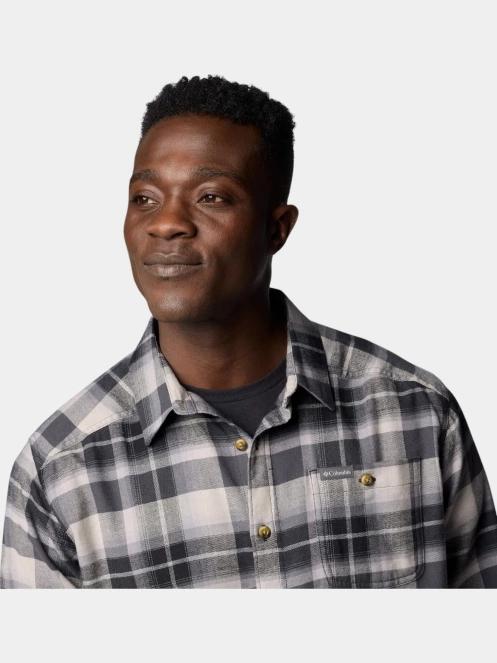 Columbia Cornell Woods Flannel Long Sleeve Shirt férfi hosszú ujjú ing szürke színben 6