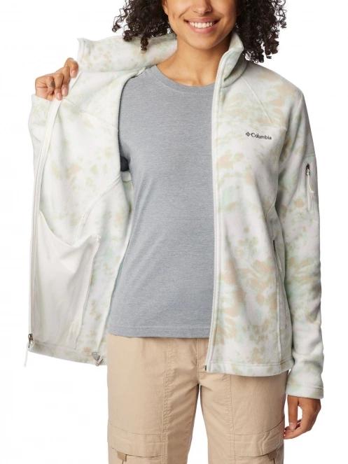Columbia Fast Trek Printed Jacket női polár pulóver fehér színben 6