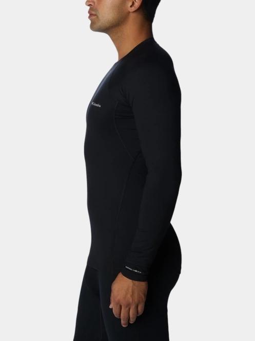 Columbia Heavyweight Stretch Long Sleeve Top férfi aláöltöző felső fekete színben 3