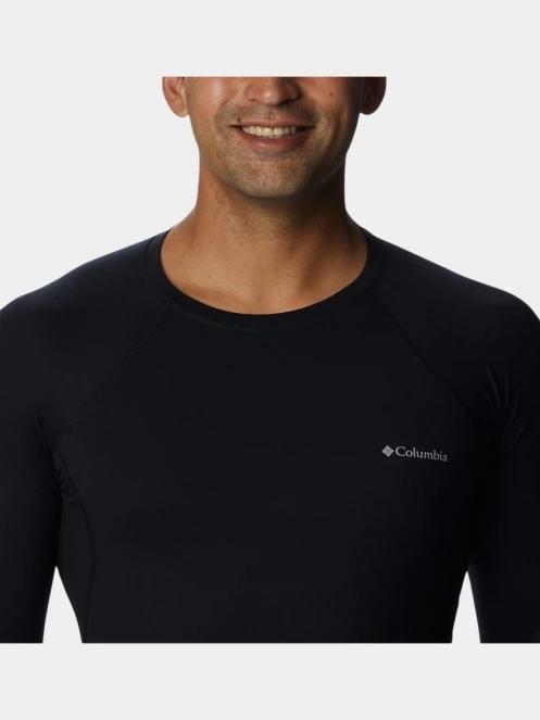 Columbia Heavyweight Stretch Long Sleeve Top férfi aláöltöző felső fekete színben 5