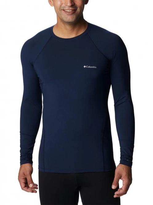 Columbia Midweight Stretch Long Sleeve Top férfi aláöltöző felső kék színben 2