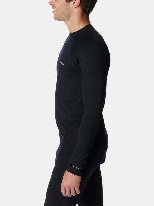 Columbia Midweight Stretch Long Sleeve Top férfi aláöltöző felső fekete színben 3