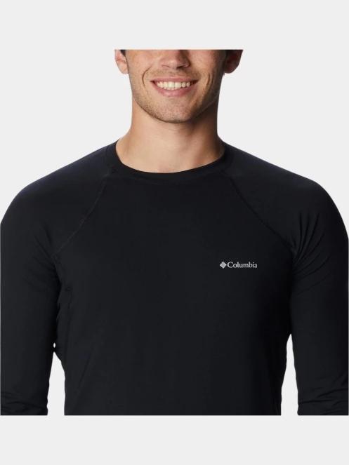 Columbia Midweight Stretch Long Sleeve Top férfi aláöltöző felső fekete színben 5