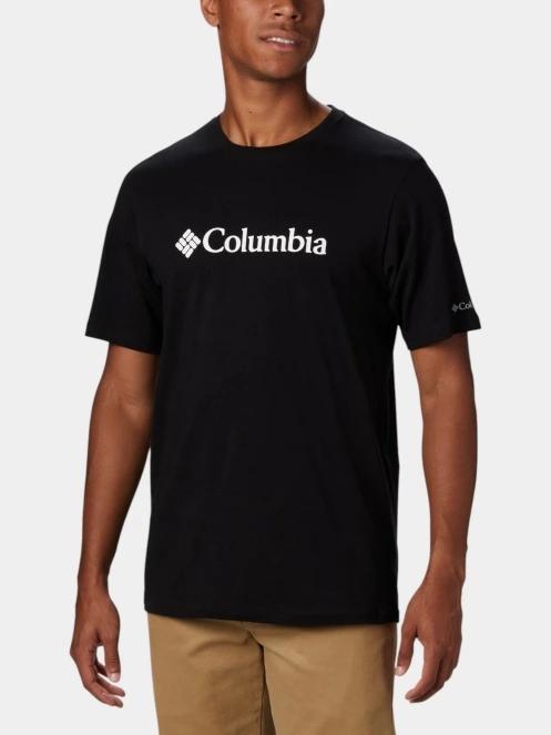 Columbia CSC Basic Logo Short Sleeve Shirt férfi rövid ujjú póló fekete színben 2