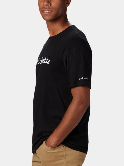 Columbia CSC Basic Logo Short Sleeve Shirt férfi rövid ujjú póló fekete színben 3