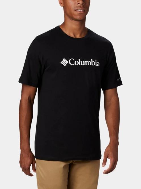 Columbia CSC Basic Logo Short Sleeve Shirt férfi rövid ujjú póló fekete színben 5
