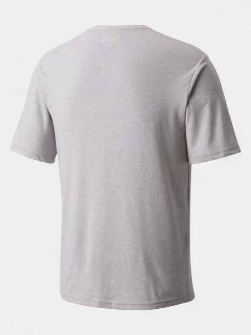 Columbia CSC Basic Logo Short Sleeve Shirt férfi rövid ujjú póló szürke színben 8