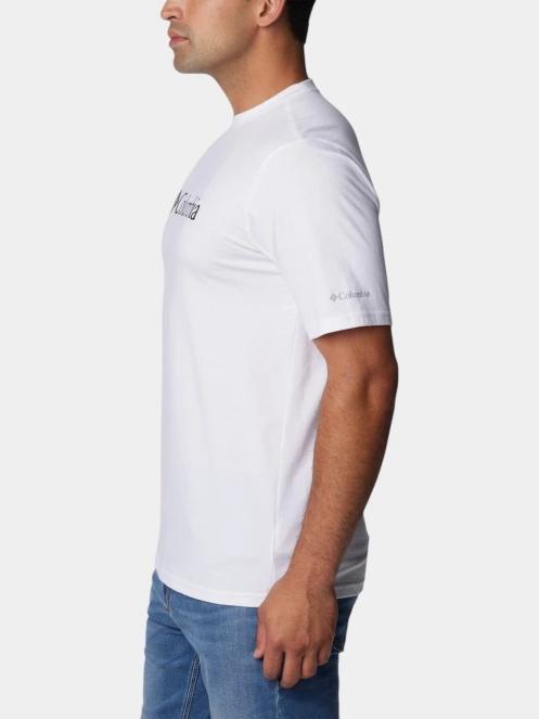 Columbia CSC Basic Logo Short Sleeve Shirt férfi rövid ujjú póló fehér színben 3