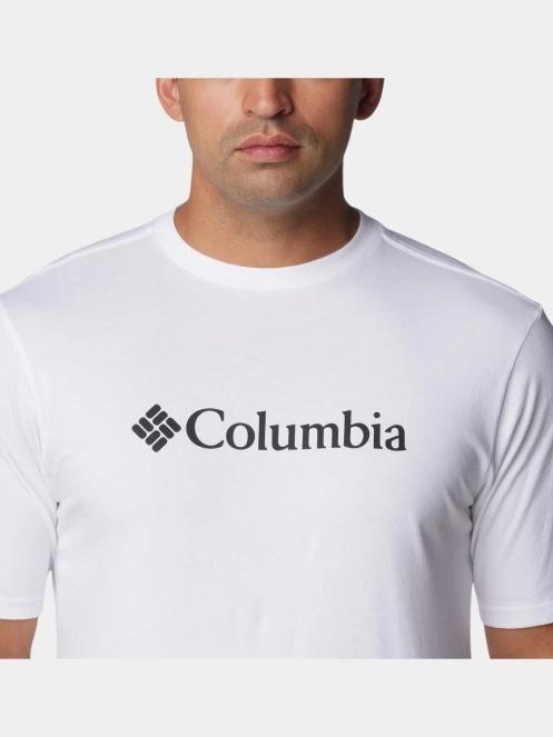Columbia CSC Basic Logo Short Sleeve Shirt férfi rövid ujjú póló fehér színben 6