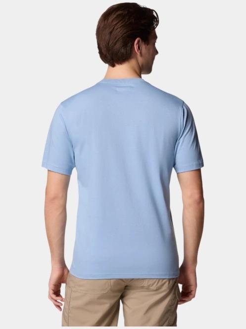 Columbia CSC Basic Logo Short Sleeve Shirt férfi rövid ujjú póló kék színben 5