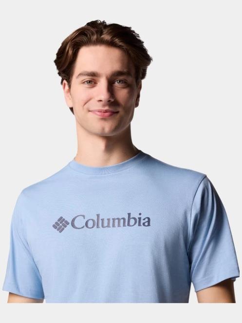 Columbia CSC Basic Logo Short Sleeve Shirt férfi rövid ujjú póló kék színben 6