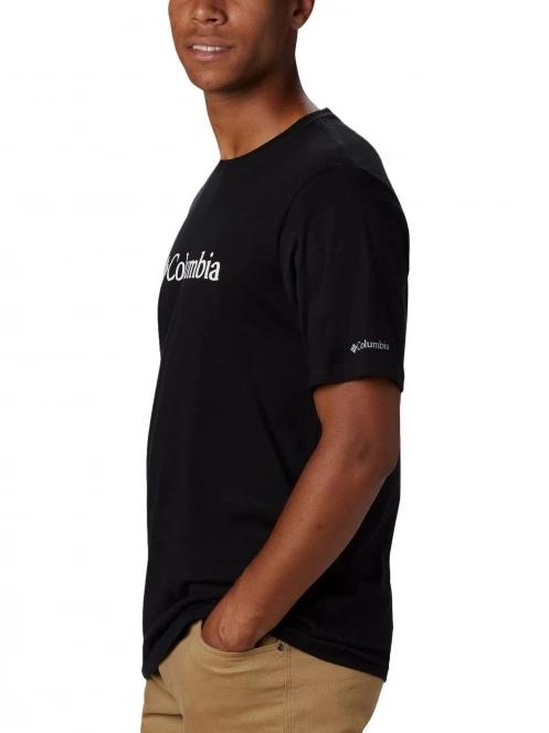 Columbia CSC Basic Logo Tee férfi rövid ujjú póló fekete színben 3