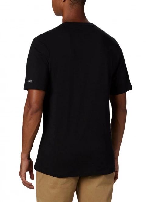Columbia CSC Basic Logo Tee férfi rövid ujjú póló fekete színben 4