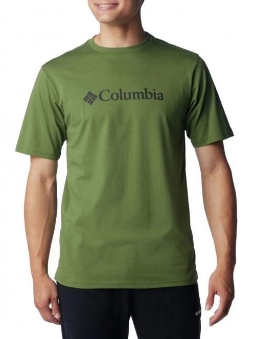 Columbia CSC Basic Logo Tee férfi rövid ujjú póló zöld színben 2