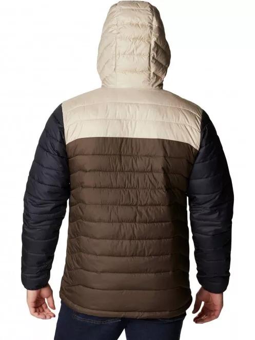 Columbia Powder Lite Hooded Jacket férfi átmeneti kabát barna színben 3