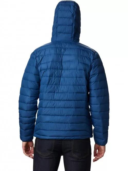 Columbia Powder Lite Hooded Jacket férfi átmeneti kabát kék színben 3