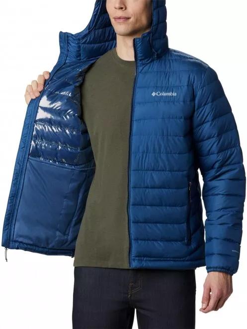 Columbia Powder Lite Hooded Jacket férfi átmeneti kabát kék színben 5