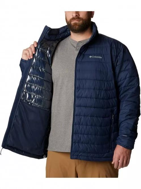 Columbia Powder Lite Jacket férfi átmeneti kabát kék színben 5