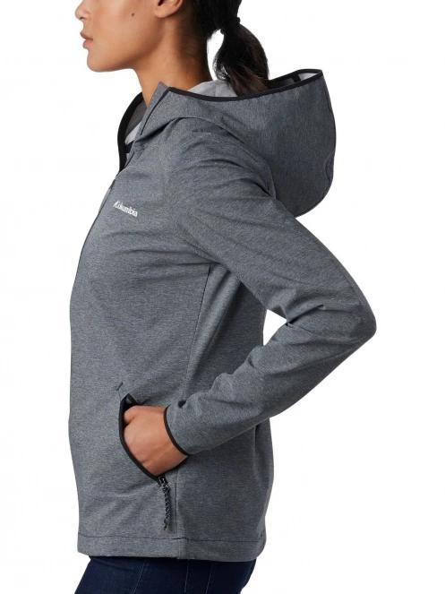 Columbia Heather Canyon Softshell Jacket női softshell kabát fekete színben 3