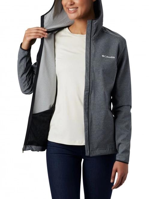 Columbia Heather Canyon Softshell Jacket női softshell kabát fekete színben 5