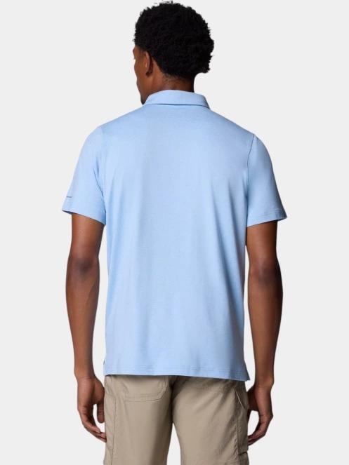 Columbia Tech Trail Polo férfi galléros póló kék színben 4