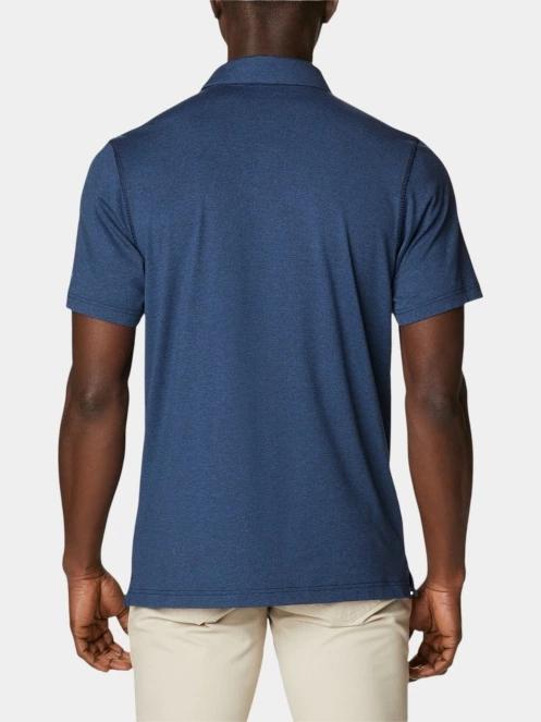 Columbia Tech Trail Polo férfi galléros póló kék színben 4