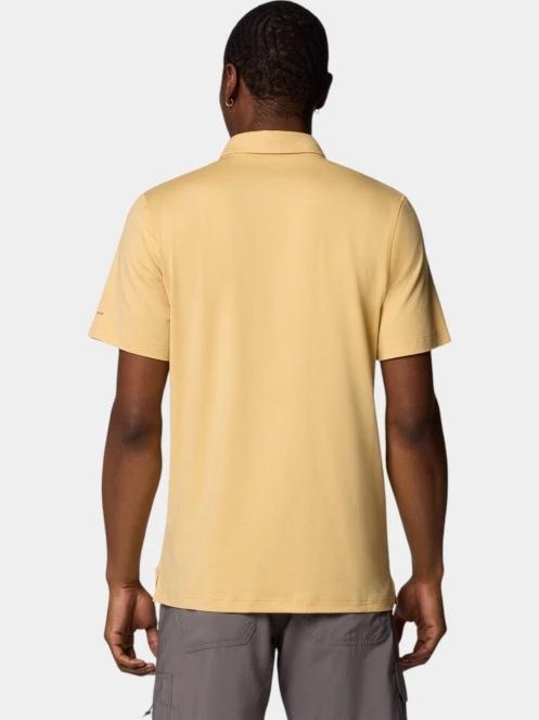 Columbia Tech Trail Polo férfi galléros póló sárga színben 4