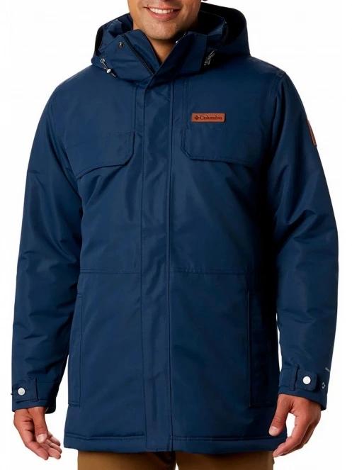 Columbia Rugged Path Parka férfi télikabát kék színben 2