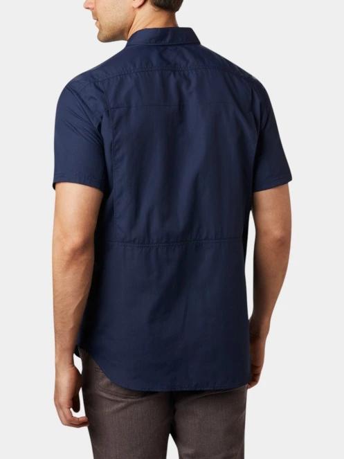 Columbia Silver Ridge 2.0 Short Sleeve Shirt férfi rövid ujjú túraing kék színben 3