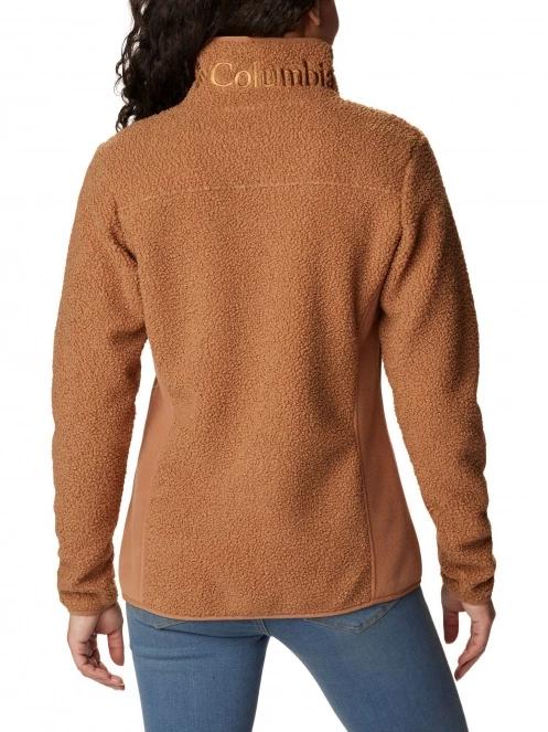 Columbia Panorama Full Zip női polár pulóver barna színben 4