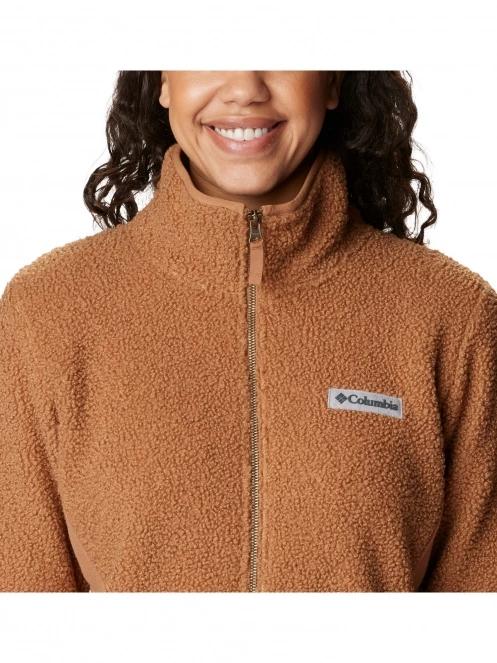 Columbia Panorama Full Zip női polár pulóver barna színben 7