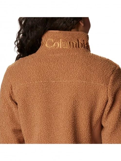 Columbia Panorama Full Zip női polár pulóver barna színben 8