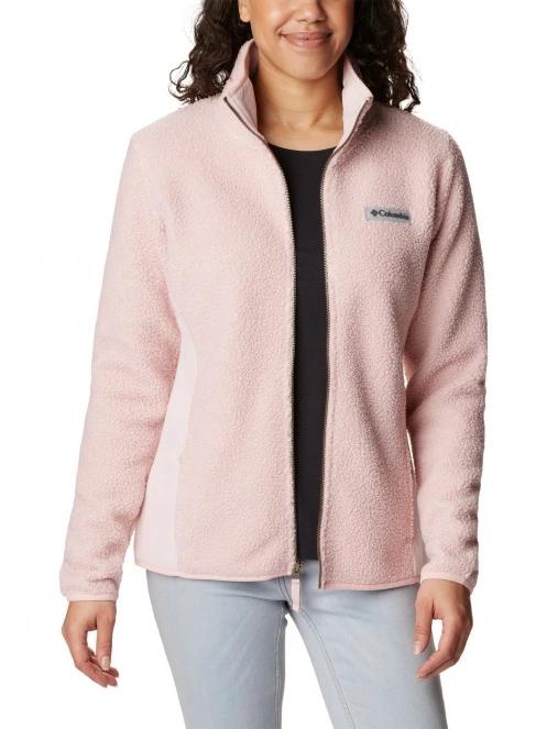 Columbia Panorama Full Zip női polár pulóver rózsaszín színben 5