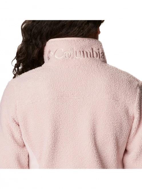 Columbia Panorama Full Zip női polár pulóver rózsaszín színben 8