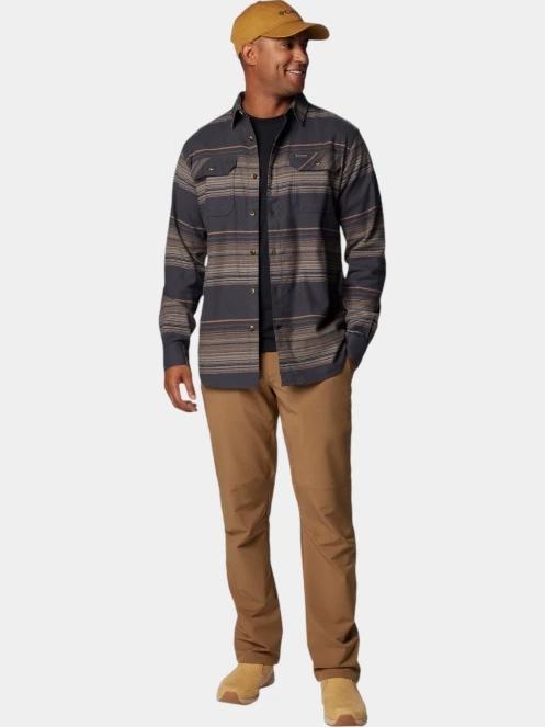 Columbia Flare Gun Stretch Flannel férfi hosszú ujjú ing szürke színben 5