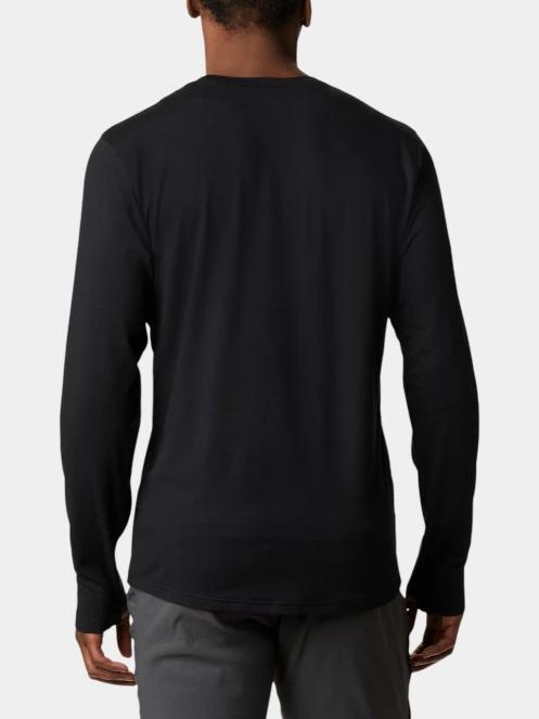 Columbia Tech Trail Long Sleeve Crew II férfi hosszú ujjú sport póló fekete színben 4